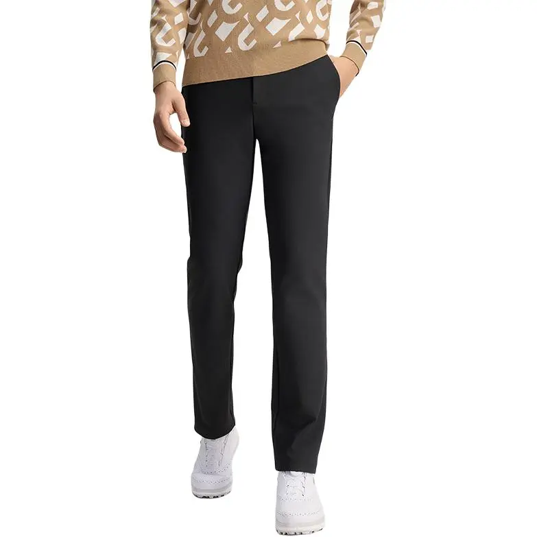 FILA Golf Series Knitted Sports Pants Men's Black-2