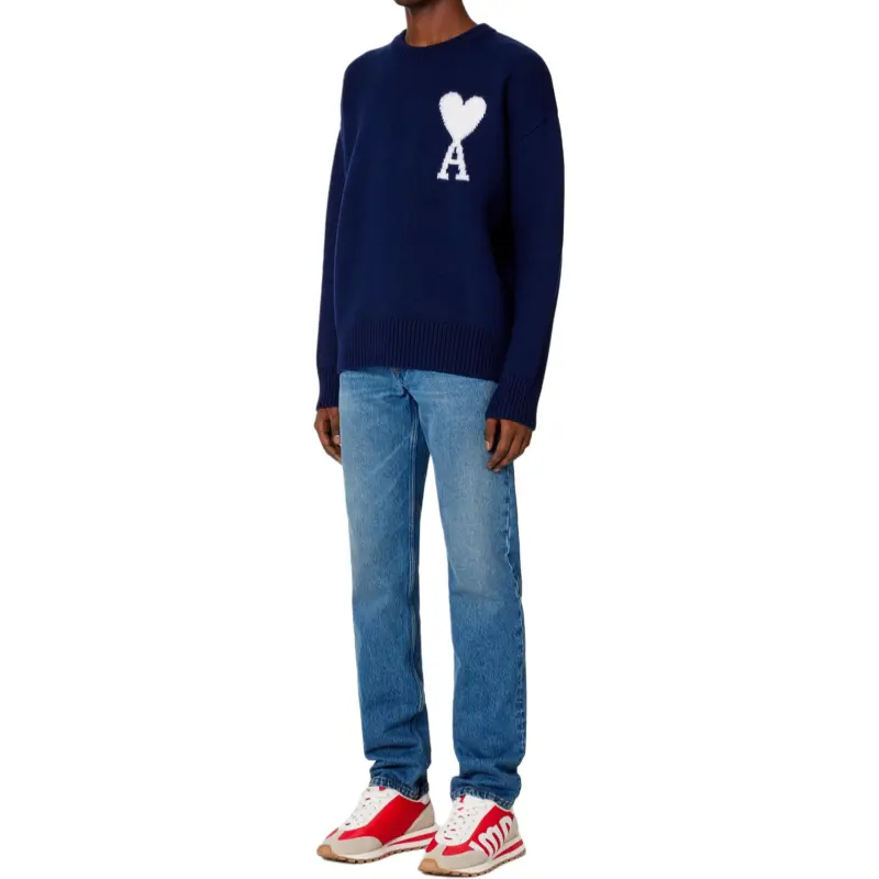 AMIPARIS Sweaters Men Dark Blue-4