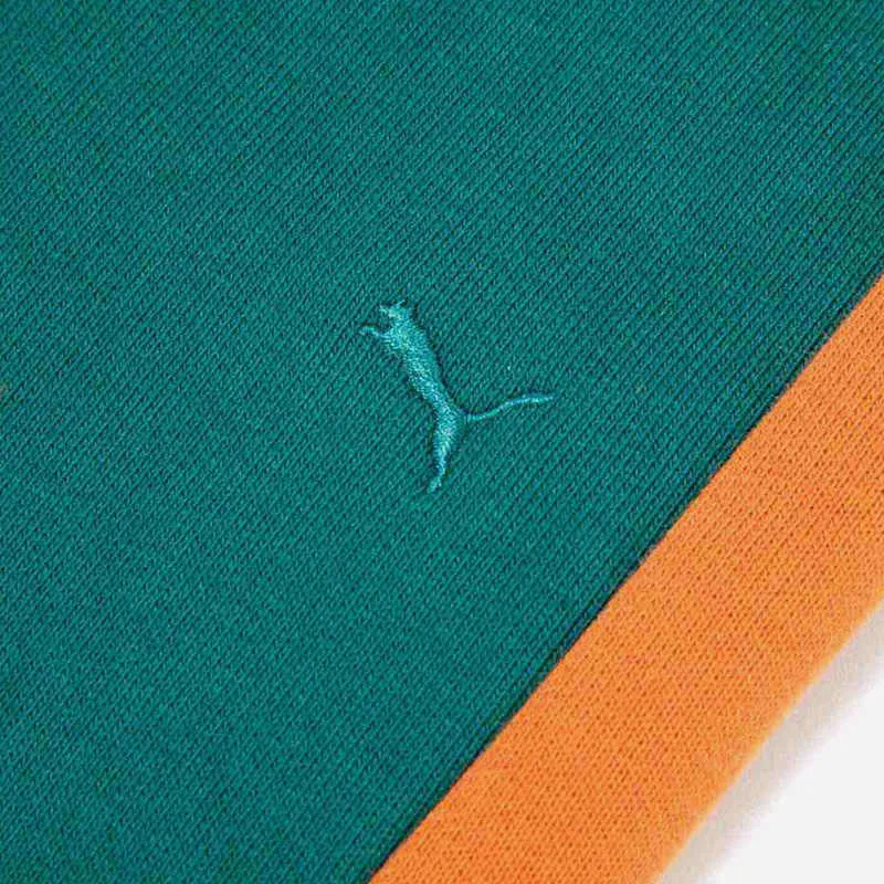PUMA Knitted Sweatpants Unisex Green-3