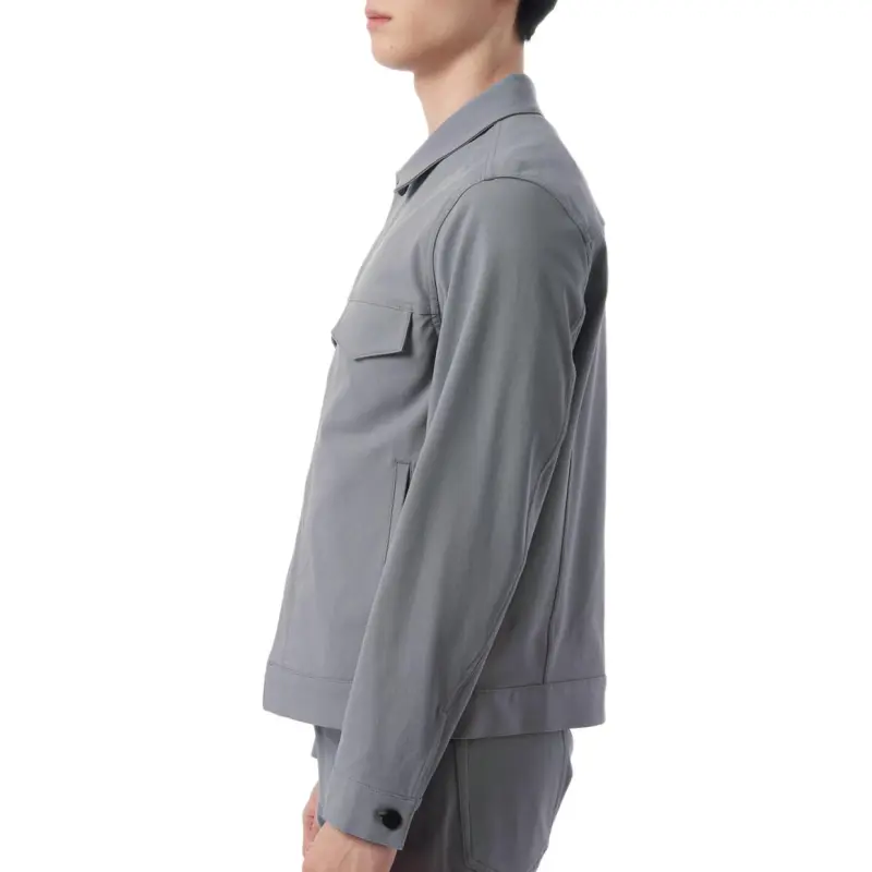 THEORY Neoteric Twill River Trucker Jacket-2