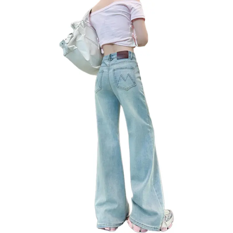Wen Shan Jeans Women's Light Blue-1