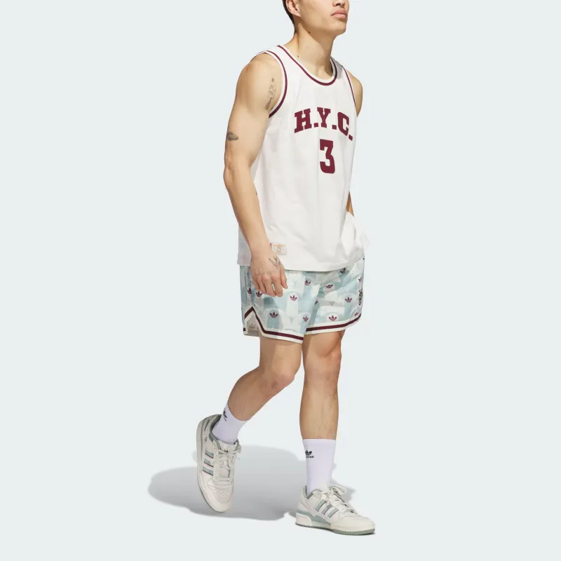 Adidas Originals Hyc Allover Print Shorts Gender Neutral-4