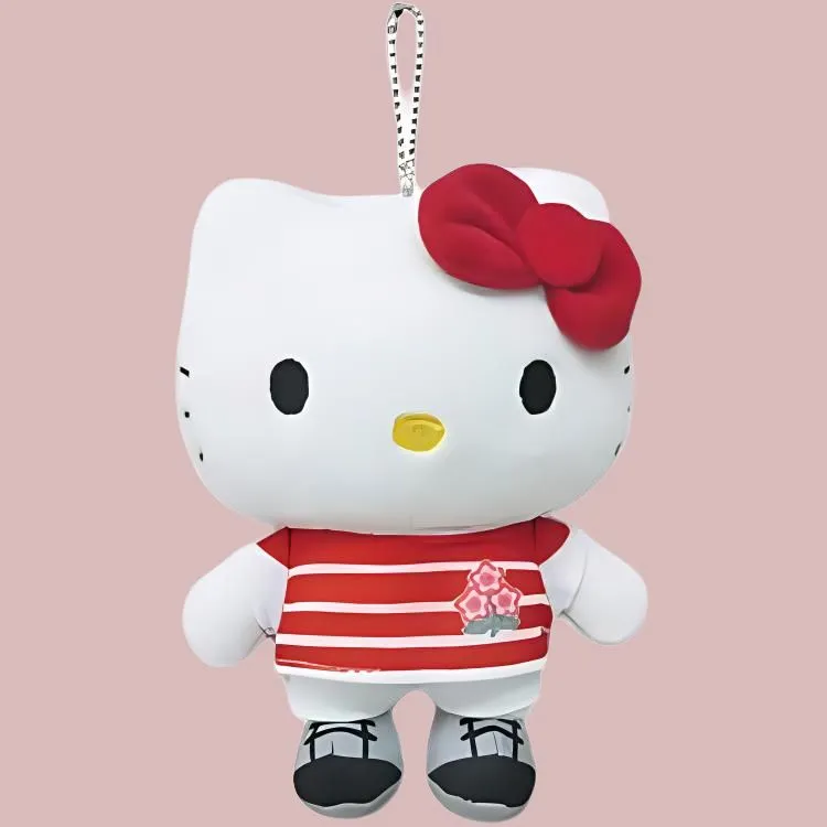 Sanrio Hello Kitty Rugby Collaboration Edition Dolls Plush Pendant 20cm High-3