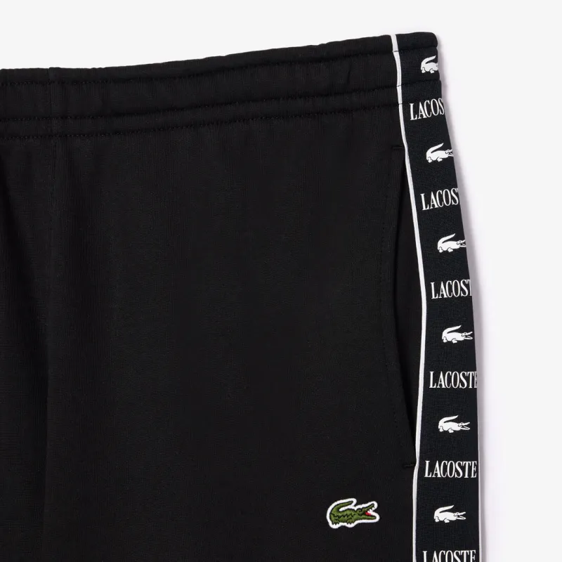 LACOSTE Knitted Sweatpants Men's Marine Blue-4