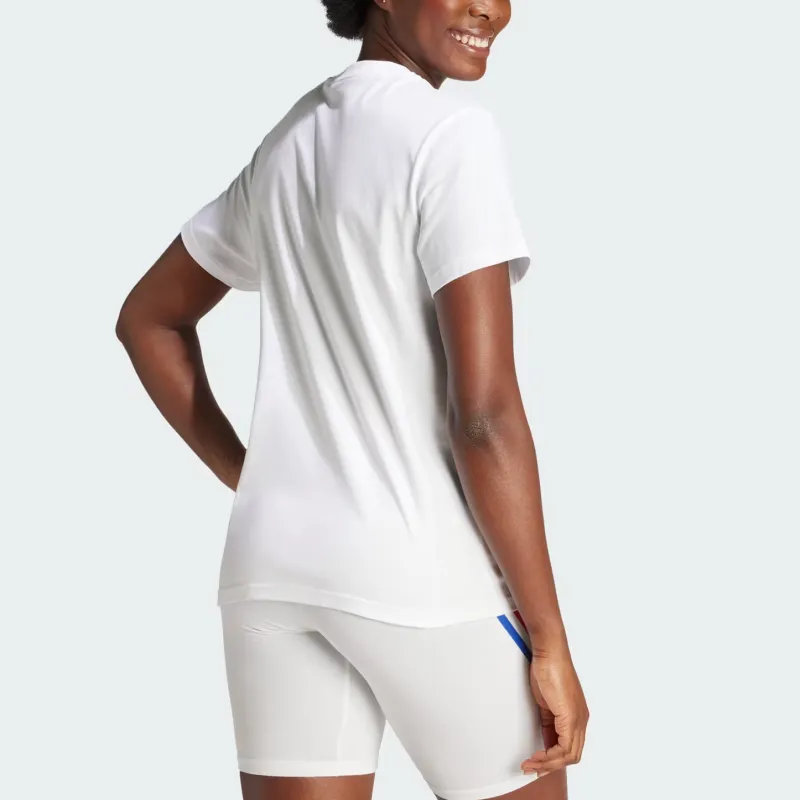 Adidas Women's Beach Graphic T Shirt White-2