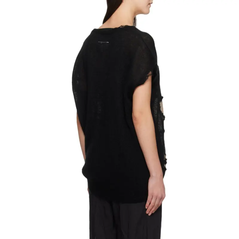 MM6 Maison Margiela T Shirt Women's Black-1