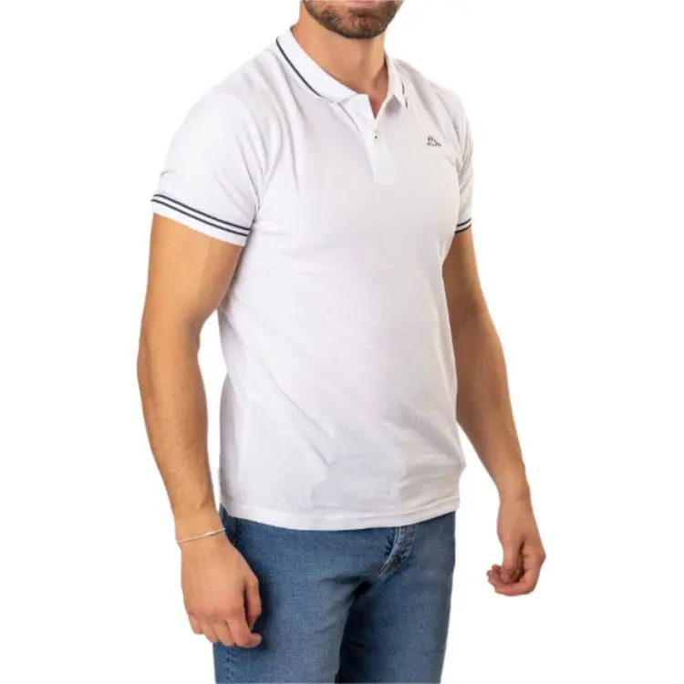 Kappa Polo Shirts Men White-3