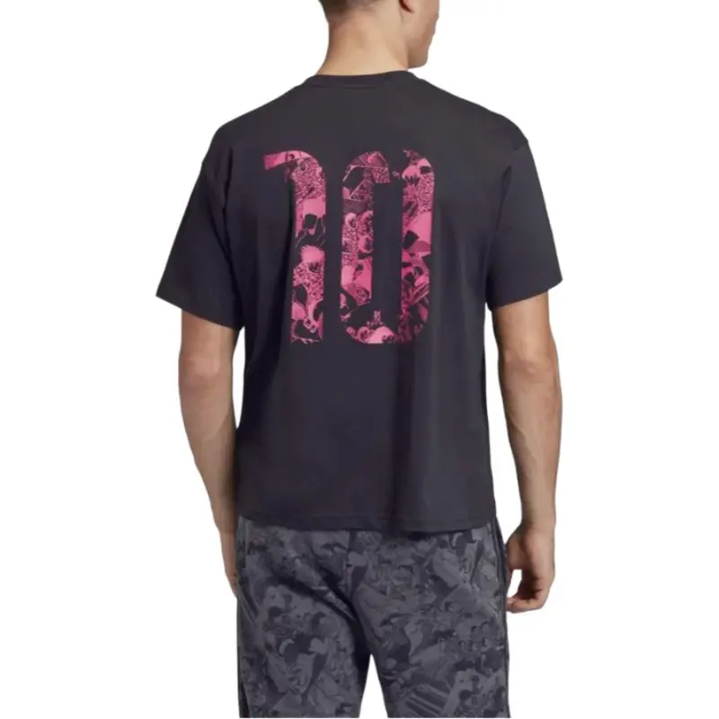 Adidas CAPTSUBA T Shirt Unisex Black/Pink-2