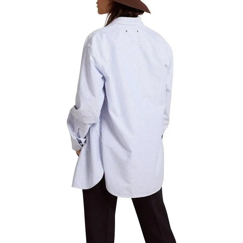 Golden Goose Shirt Women's Light Blue-2