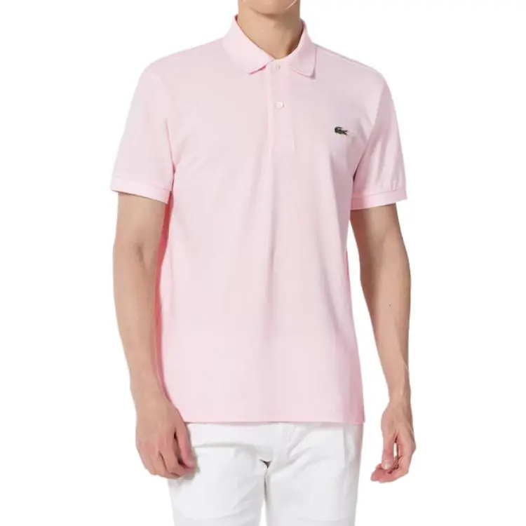 LACOSTE Polo Shirts Men Pink-4