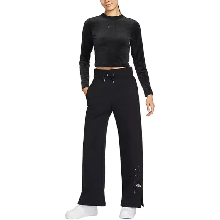 Nike Set in Sleeve T Shirt Women's Black-4