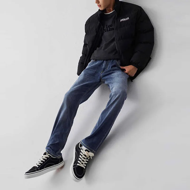 Lee Puffer Jackets Men Black-1