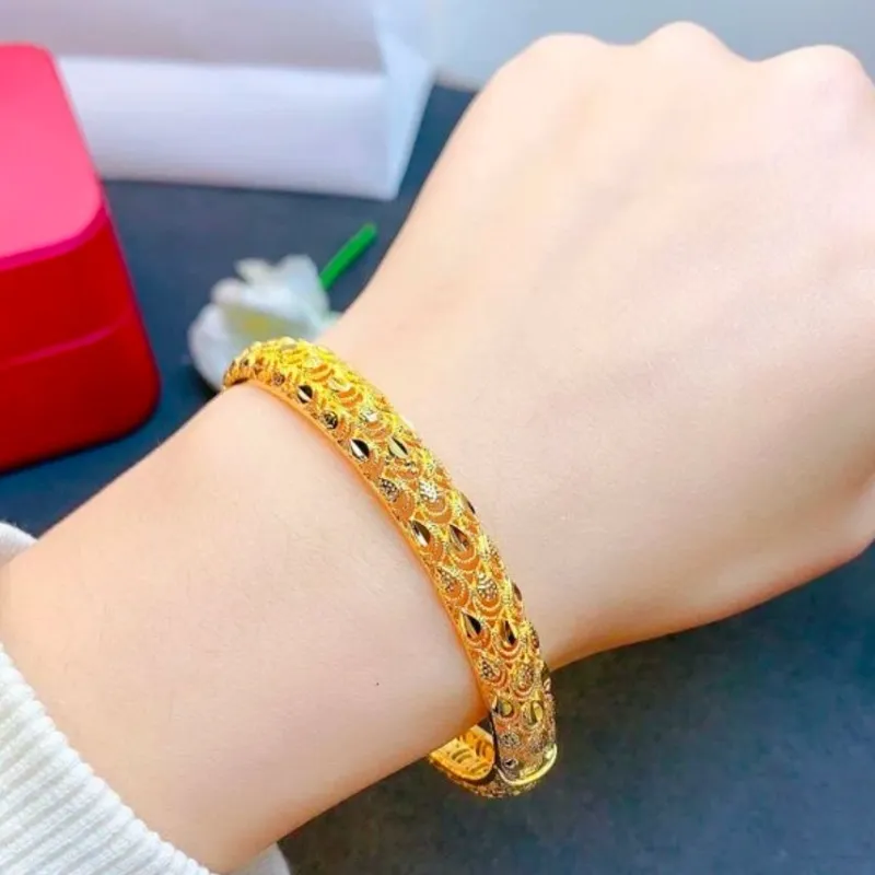 KZD Alloy Bangle Good Luck Women's-1