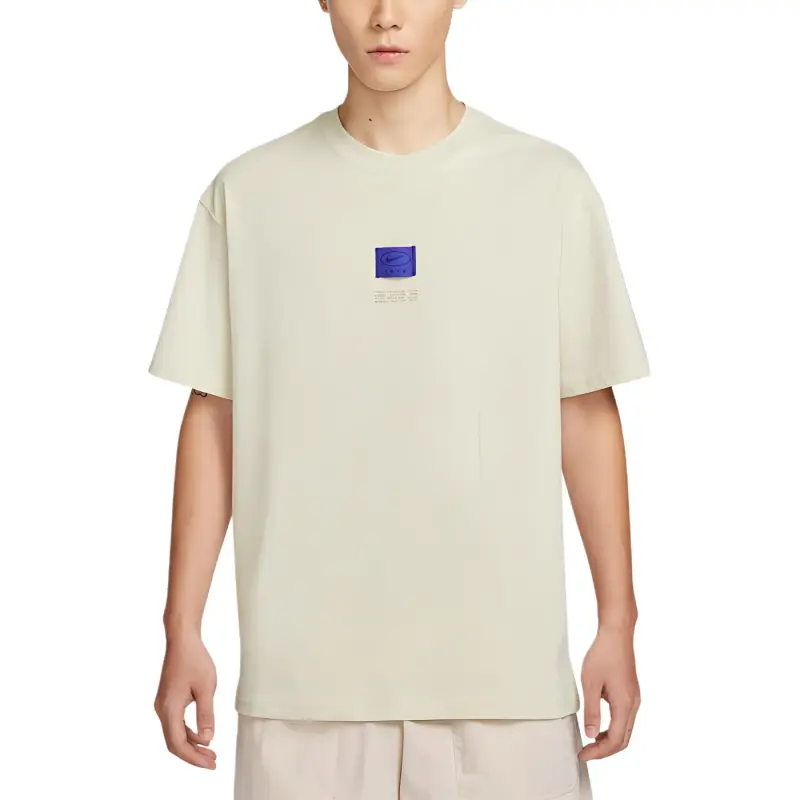 Nike T Shirts Men Khaki-1