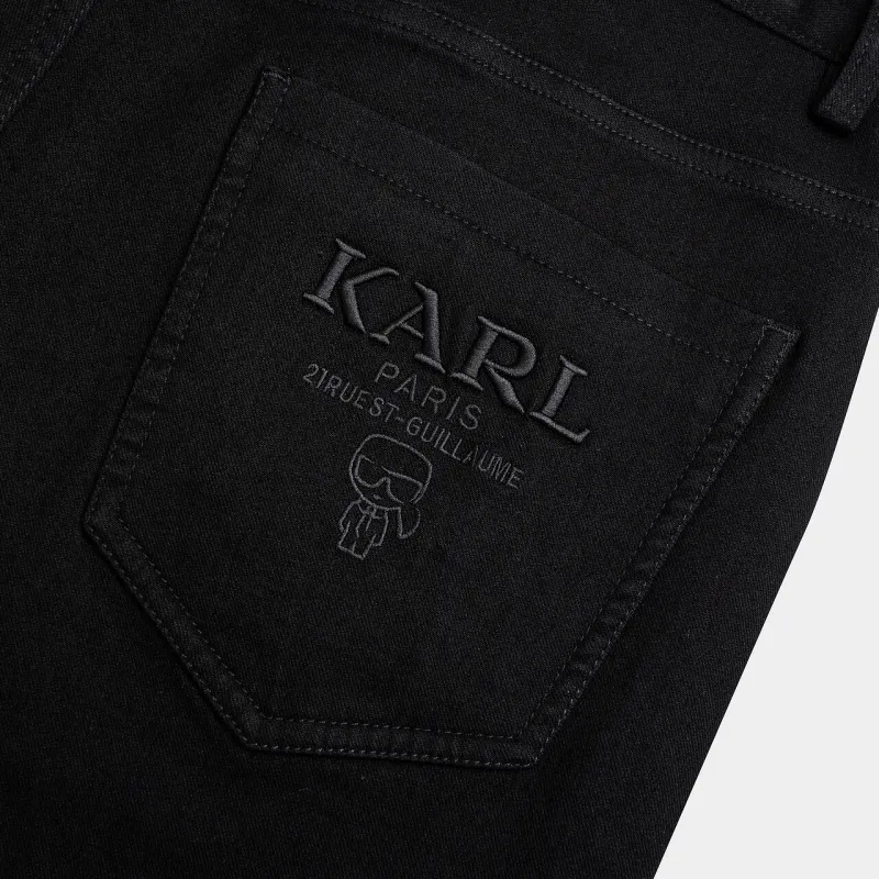 KARL LAGERFELD FW23 Casual Pants Men's Black-4