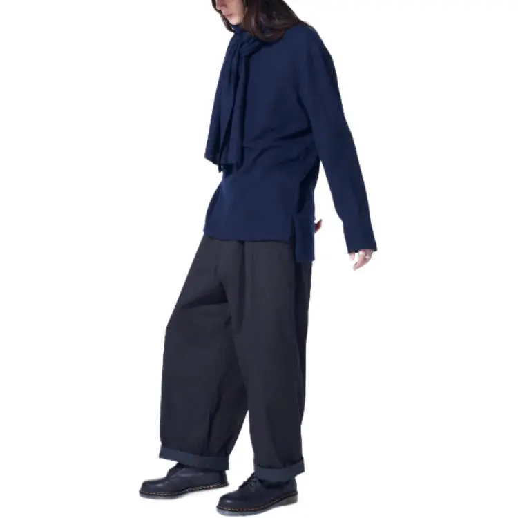 Yohji Yamamoto S'YTE FW24 Casual Pants Unisex Black-6