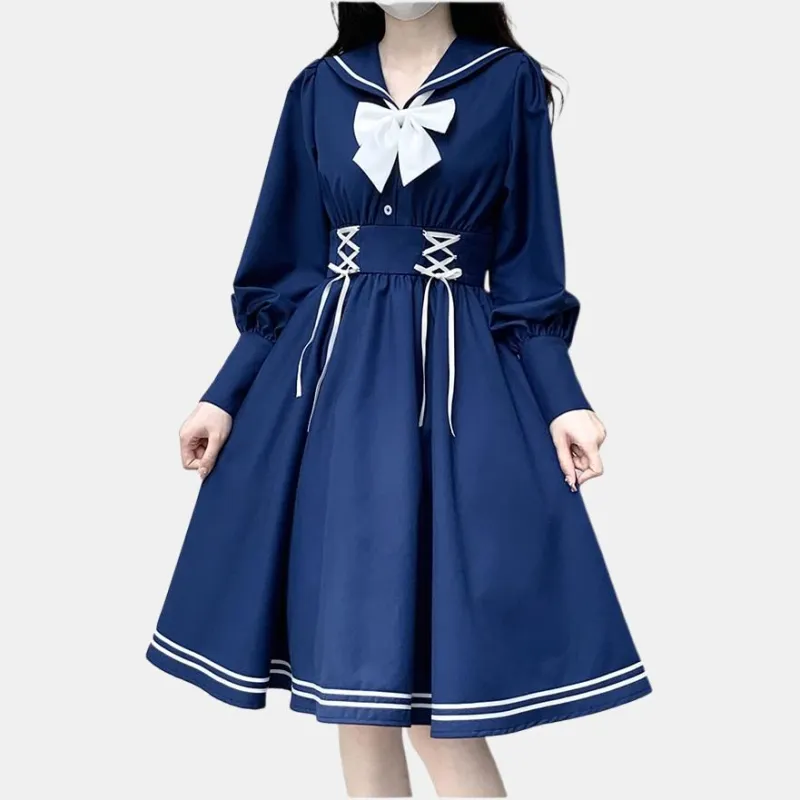 LALAJK Long Sleeved Dresses Women's-8