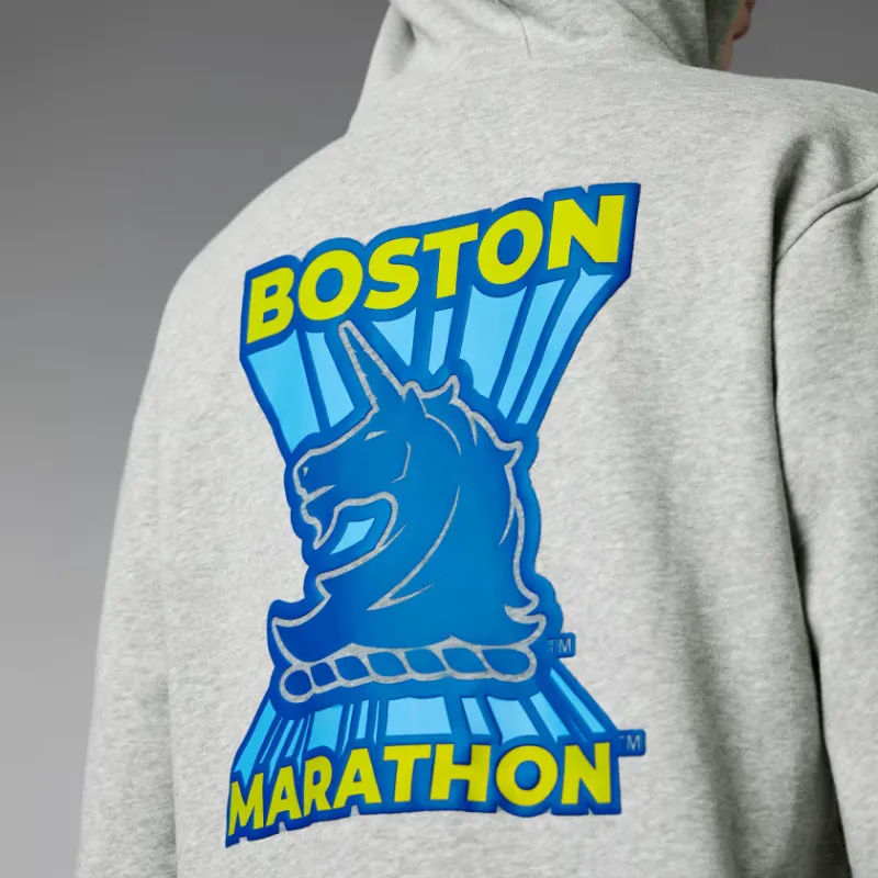 Adidas Free Shipping With AdiClub Boston Marathon® 2024 Graphic Hoodie-6