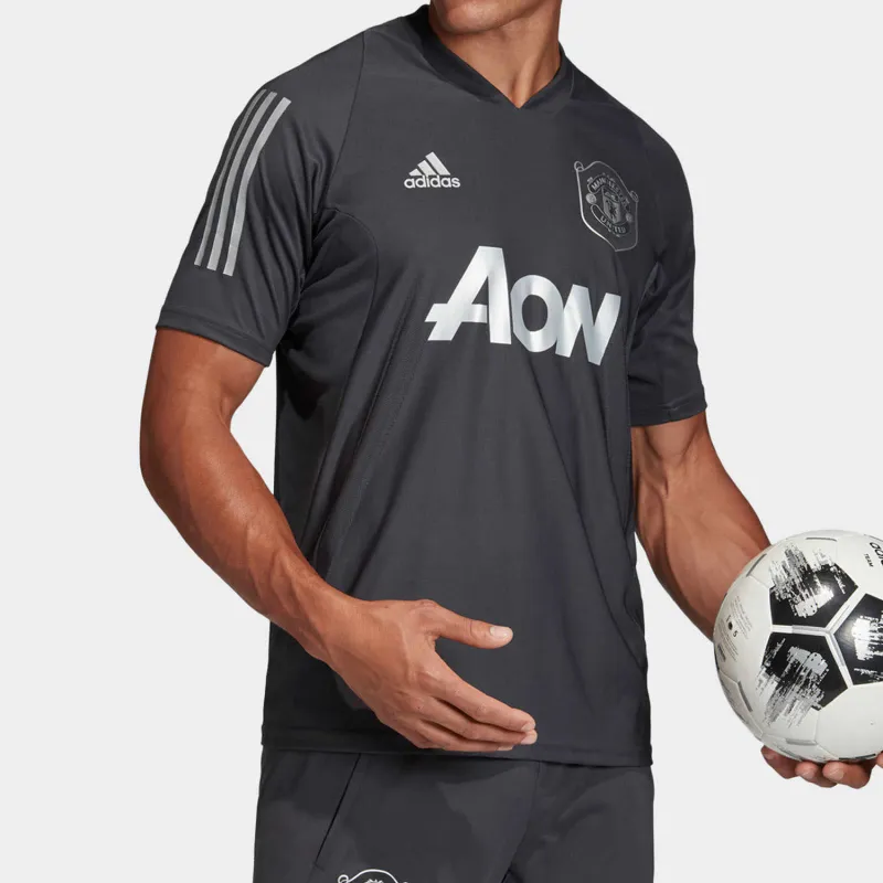 Adidas MANCHESTER UNITED THEATRE OF DREAMS T Shirt Men's Gray-2