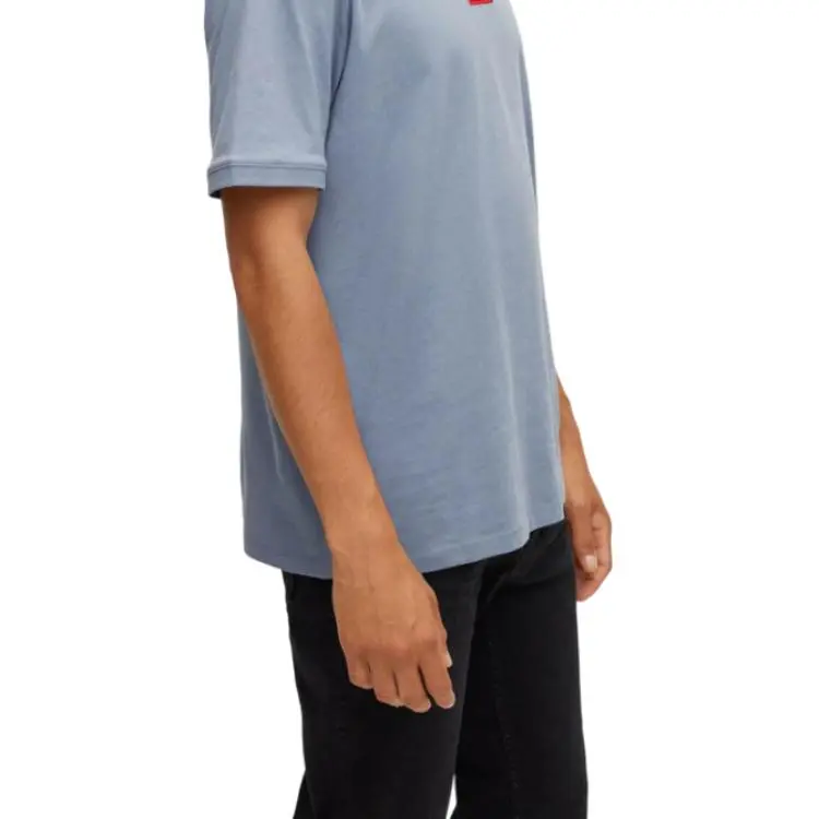 HUGO BOSS T Shirts Men Gray Blue-4
