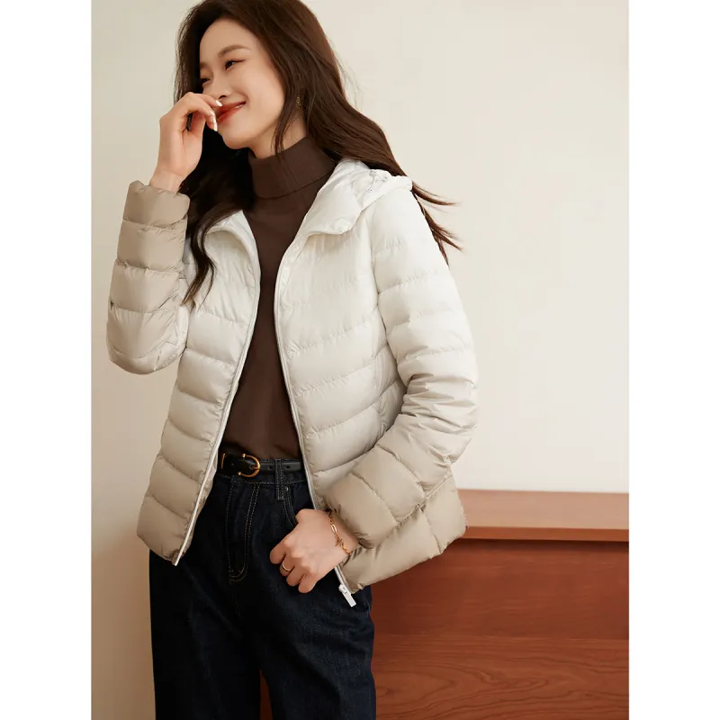Mo Han Yi Mei Down Jacket Women's Khaki Gradient-3
