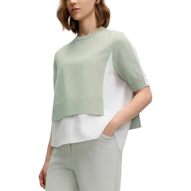 FILA EMERALD T Shirt Women's Grisaille Gray-2