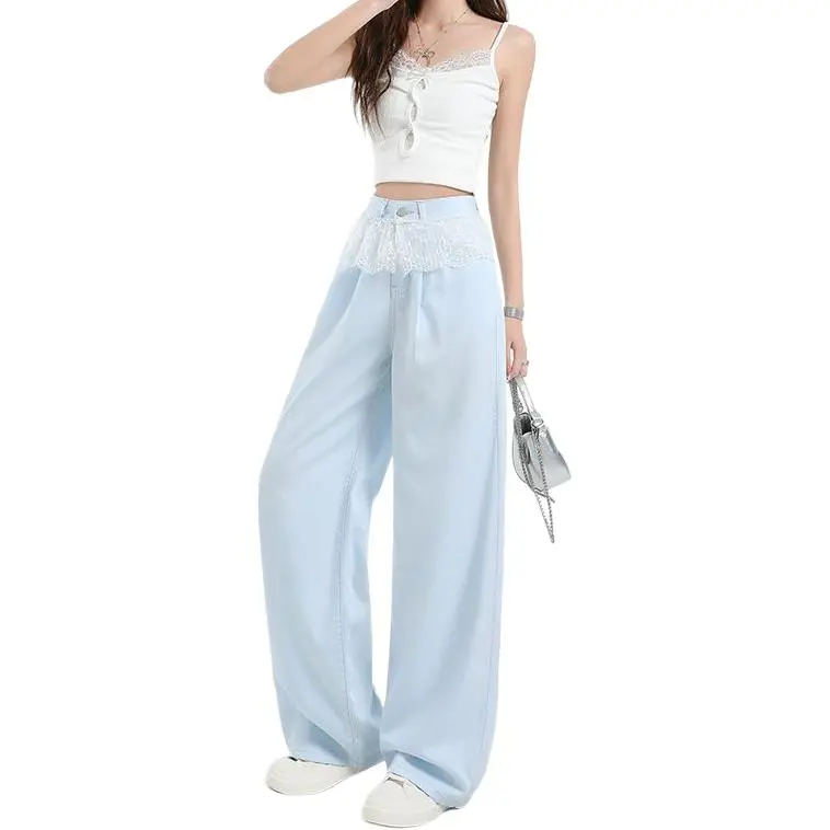 Concubine Zhu Jeans Women's Sky Blue-3