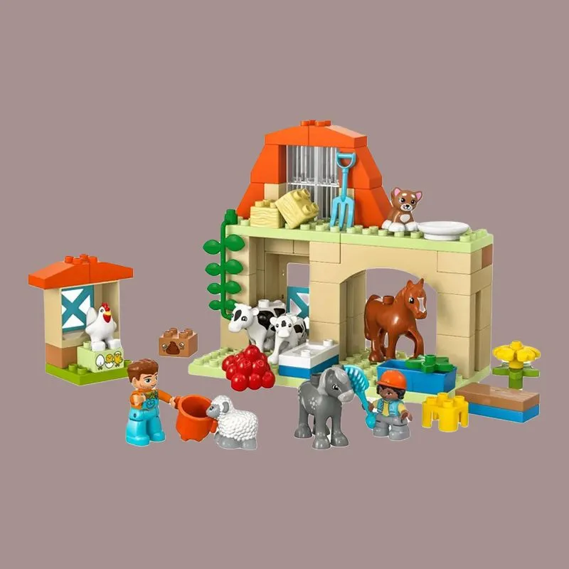 LEGO Collection Happy Farm Animal Building Blocks 74pcs 10416-3