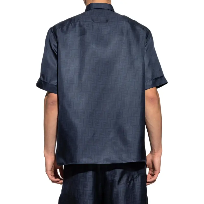 FENDI Allover Logo Printed Buttoned Shirt-3