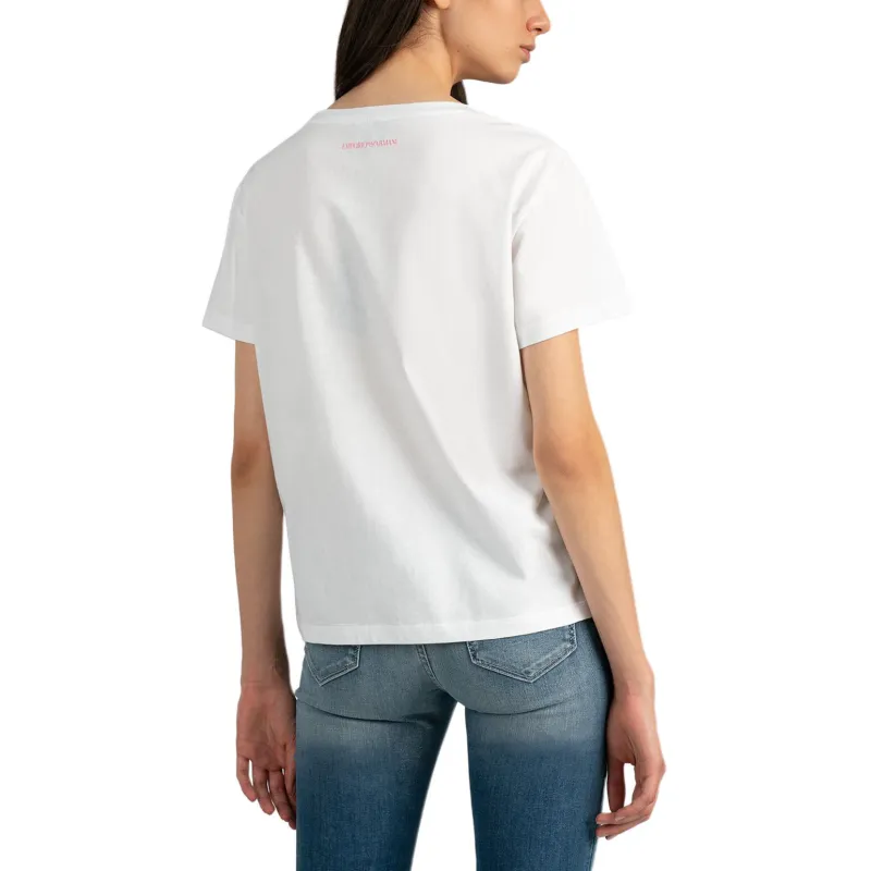 EMPORIO ARMANI T Shirts Women's White-2