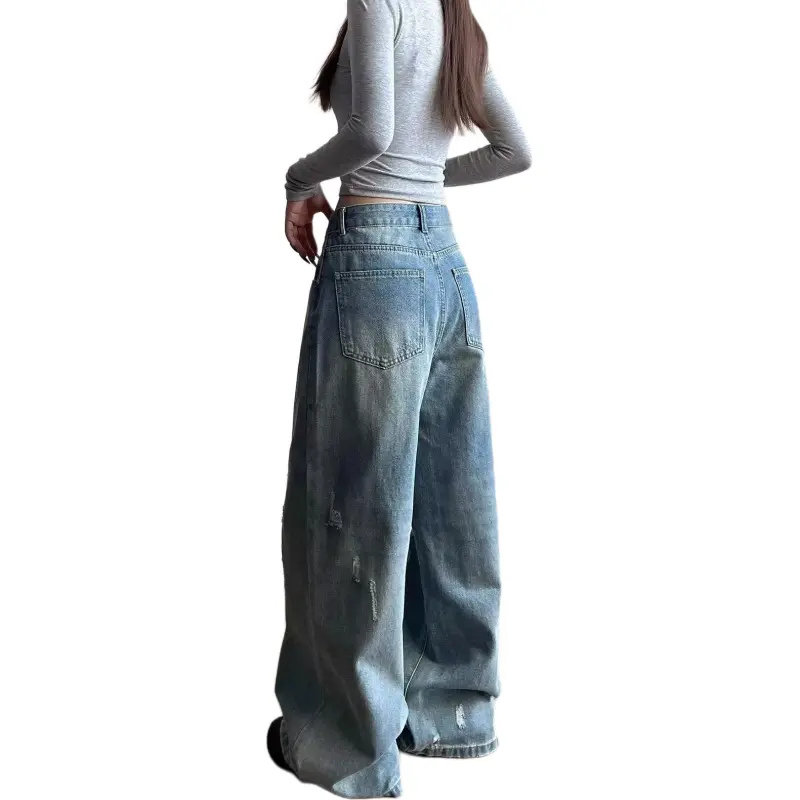 Concubine Zhu Jeans Unisex Blue-3