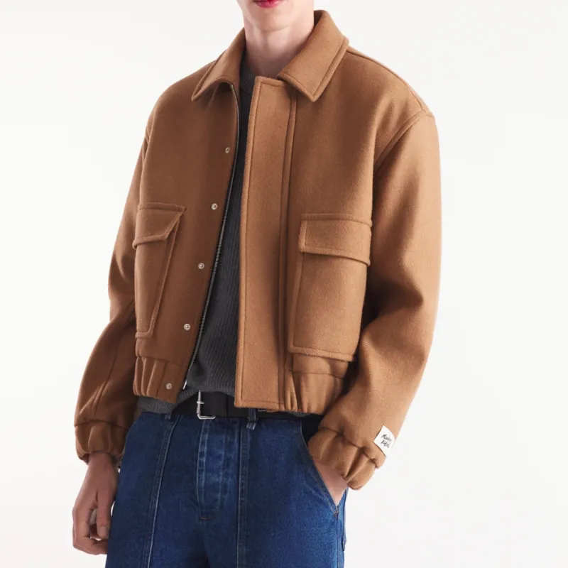 Maison Kitsune Spread Collar Jacket-2