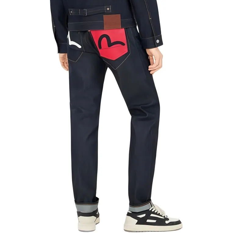 EVISU SS25 Jeans Men's Denim Blue-4