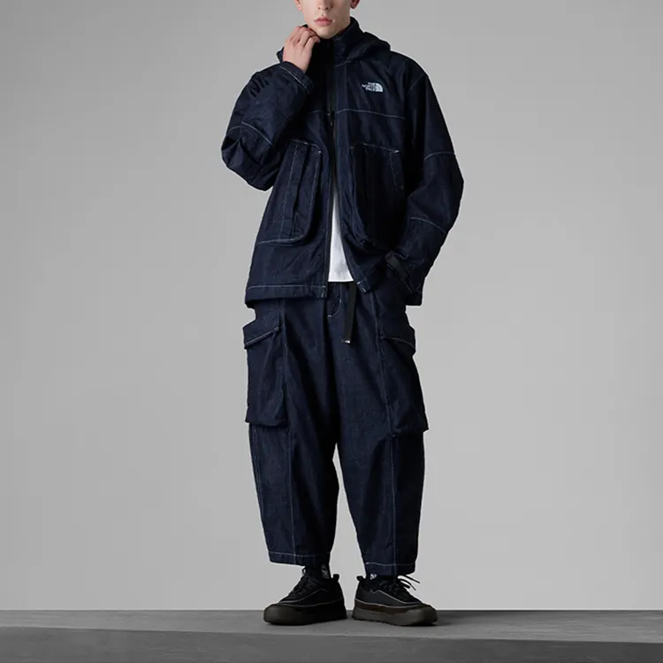 THE NORTH FACE UE Series Denim Jacket Men's Navy Blue-1