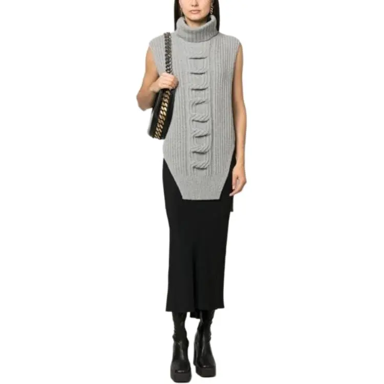 Stella McCartney Asymmetric Hem Knitted Sleeveless Top-2