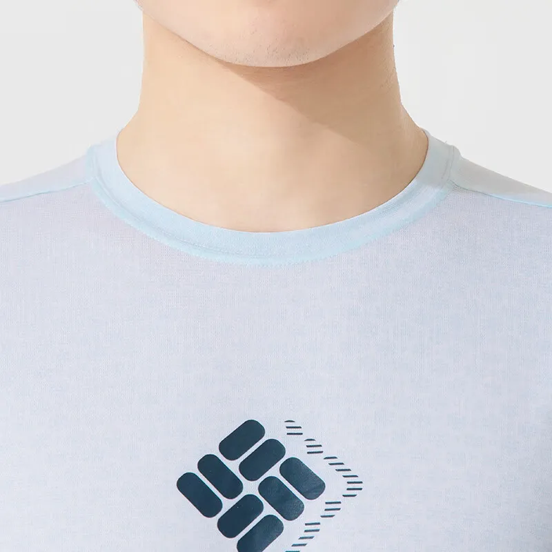 Columbia T Shirts Men Blue-4