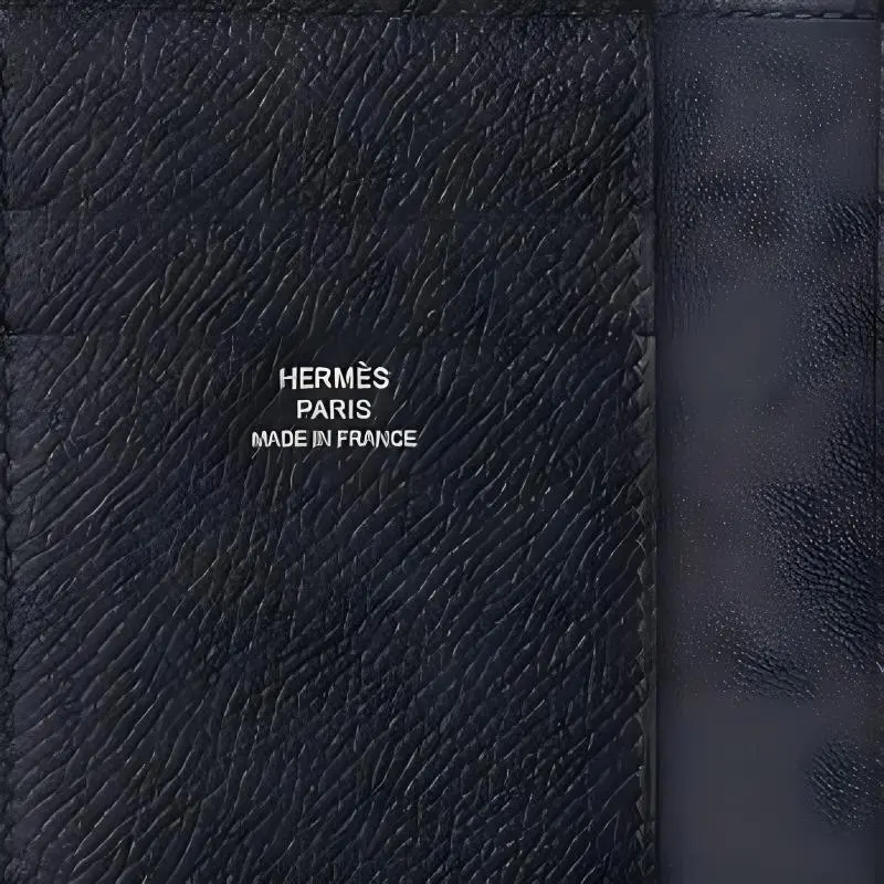 HERMES MC² Euclide Epsom Calfskin Coin Purses Card Holders Regular Men's 76 Bleu Indigo Indigo-3
