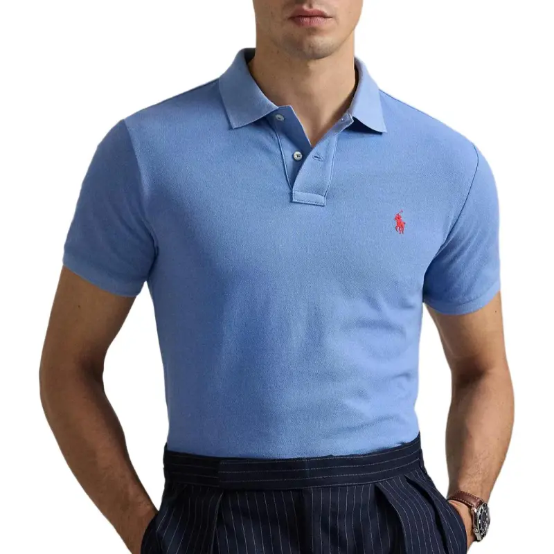Ralph Lauren Logo Embroidered Straight Hem Polo Shirt-2