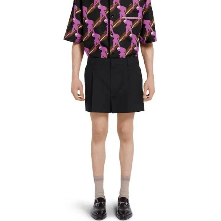 GUCCI SS25 Casual Shorts Men's Black-1