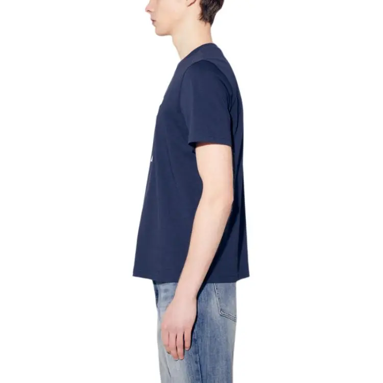 GUESS T Shirt Men's Dark Marine Blue-3
