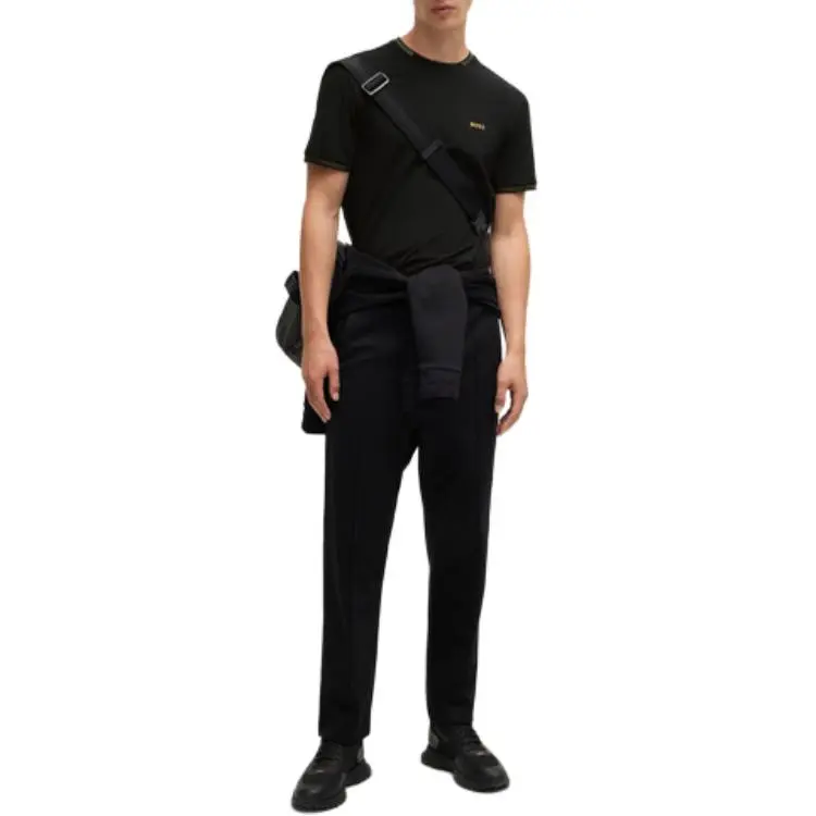HUGO BOSS T Shirts Men Black-1