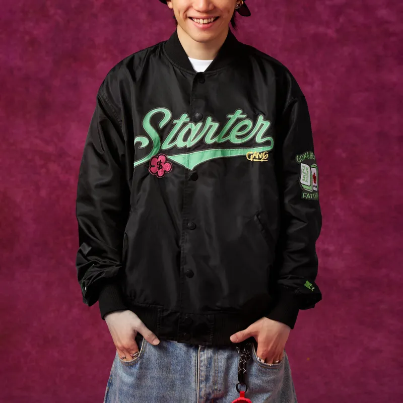 STARTER x YOUQIANHUA LIANMINGKUAN Jacket Unisex Black-2