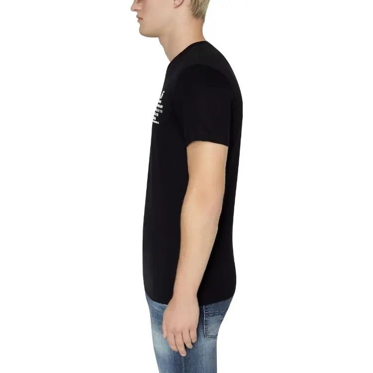 DIESEL T Shirts Men Black-3