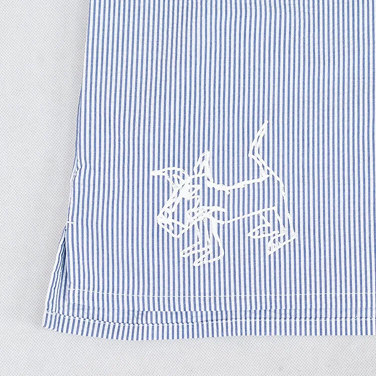 Vans Shirt Men's Blue White Stripes-3