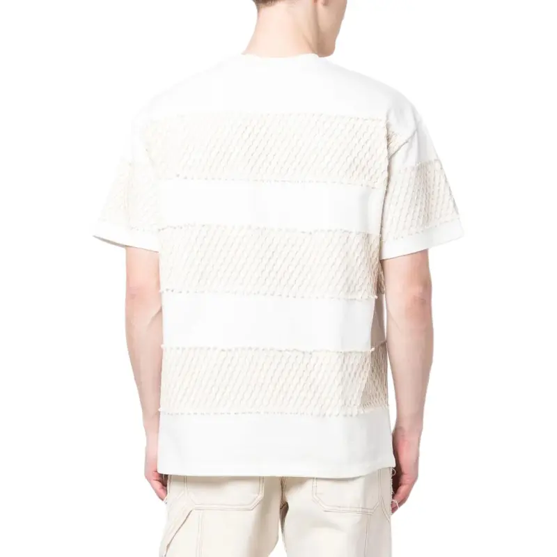 MSGM Panelled Crewneck T Shirt-2