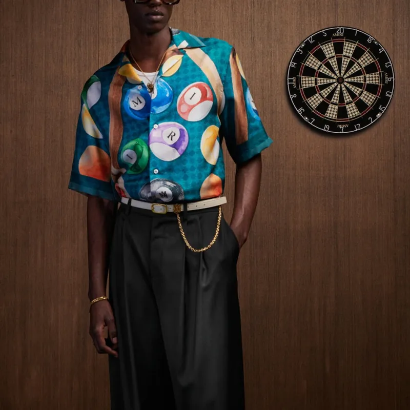 AMIRI Billiards Bowling Shirt-2