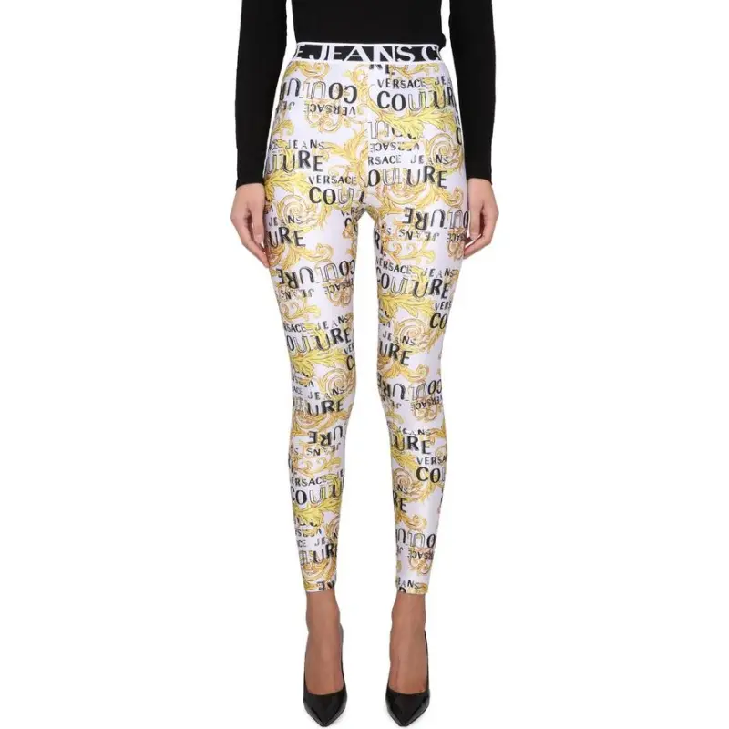 VERSACE JEANS COUTURE Baroque-print Skinny Jeans-2