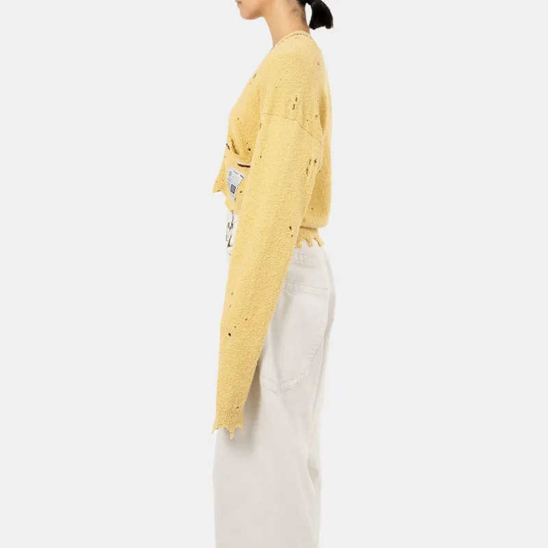 Maison Mihara Yasuhiro SS25 Knitwear Women's Yellow-4