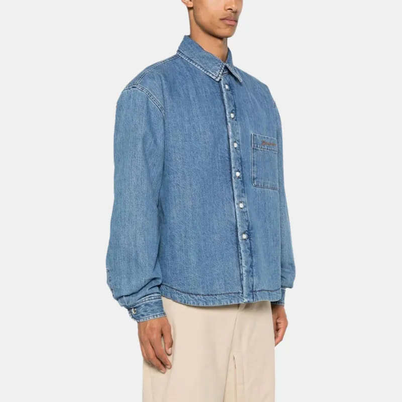 Jacquemus La Chemise Boulanger Denim Shirt Jacket-1