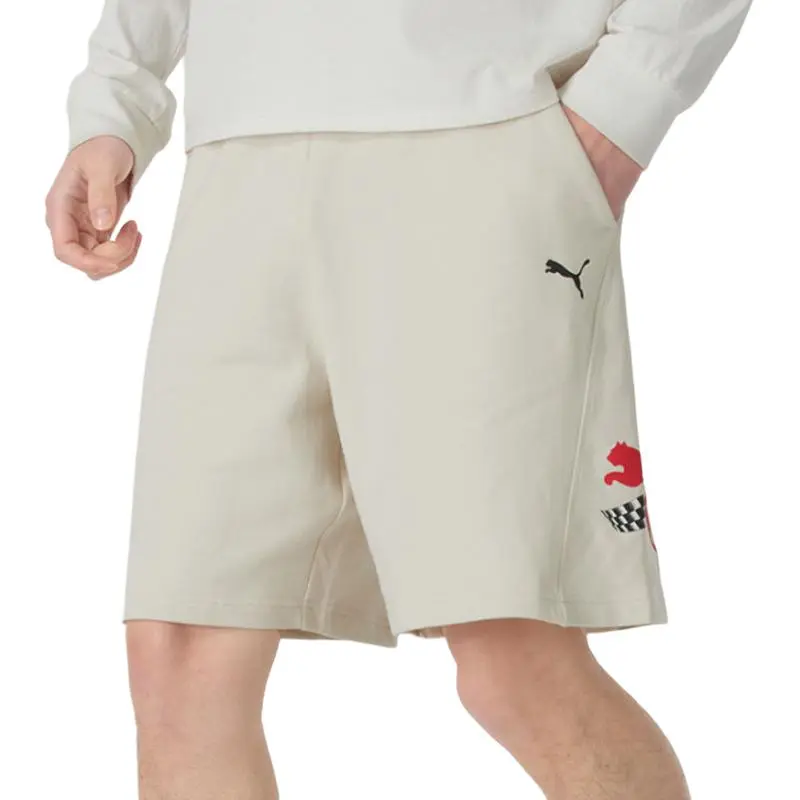 PUMA Sports Life Collection Casual Shorts Men's Snow White-3
